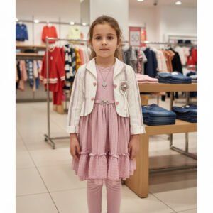 Casual frock with jacket & legging